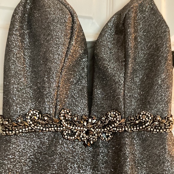 Silver Jules & Cleo prom dress - Picture 3 of 5